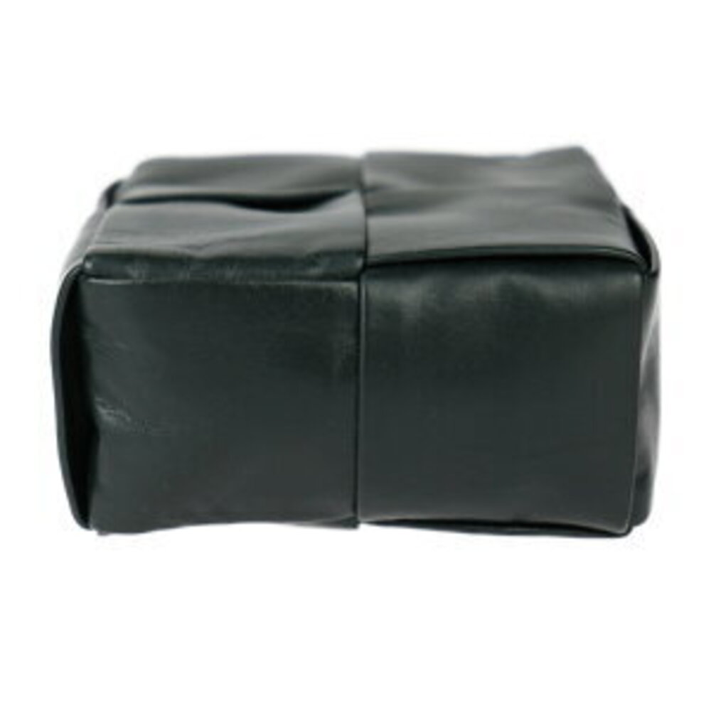 BOTTEGA VENETA Intrecciato belt bag waist calf leather green silver cassette - Picture 4 of 9